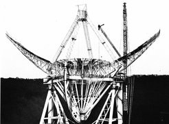 The telescope under construction