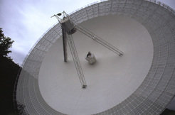 The 100-m radio telescope's mirror surface