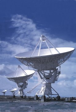 Das Very Large Array in New Mexico/USA.