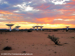 Die sieben Spiegel in der Karoo-Wüste.
