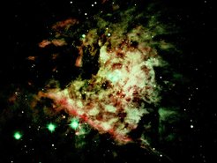 Jeunes étoiles au centre de la nébuleuse d’Orion.