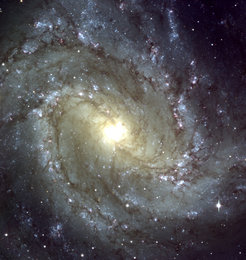 Spiralgalaxie M83. (Quelle: ESO VLT ANTU UT1+FORS1, März 1999)