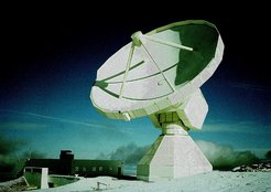 30-m-Radioteleskop, Pico Veleta, Spanien.
