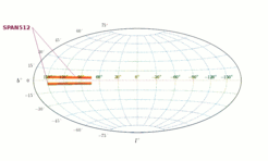 Die Grenzen dieser Durchmusterung sind 3.5° bis 5° Galaktischer Breite und ca. 74° bis 150° Galaktischer Länge. SPAN512 („Survey Pulsar à Nançay”, http://arxiv.org/abs/1211.3936) wurde im Januar 2012 gestartet und wird vorraussichtlich 2014 beendet. Die Beobachtungen werden mit dem Nançay-Teleskop in Frankreich bei einer Frequenz von 1.2 GHz bis 1.7 GHz und einer Bandbreite von 512 MHz durchgeführt. Bis jetzt hat diese Durchmusterung zu der Entdeckung von einem Millisekunden-Pulsar und einem normalen Pulsar geführt.