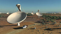 Der hochfrequente Teil wird aus einer Vielzahl von parabolförmigen Antennen mit einem Durchmesser von 15 Metern bestehen. Diese Antennen werden im Frequenzbereich zwischen 350 MHz bis 14 GHz arbeiten.