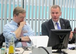 Profs. Michael Kramer andBrian Boyle