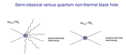 non-thermal black holes