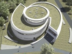 Abb. 2: Das "Haus der Astronomie" auf dem Königstuhl nahe Heidelberg, in einer Entfernung von ca. 250 km von Effelsberg.