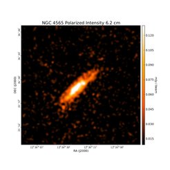 Total Intensity at 6.2 cm (4.85 GHz), Combination of VLA and Effelsberg, Resolution 20", Krause 2009