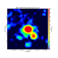 Total Intensity at 6.2 cm (4.85 GHz), Effelsberg, Resolution 150", Weżgowiec et al. 2007