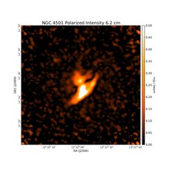 Polarized Intensity at 6.2 cm (4.86 GHz), VLA, Resolution 18", Vollmer et al. 2007
