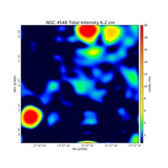 Total Intensity at 6.2 cm (4.85 GHz), Effelsberg, Resolution 150", Weżgowiec et al. 2007