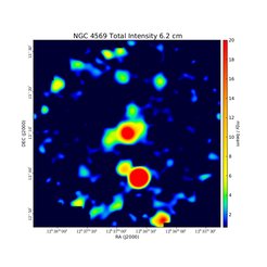 Total Intensity at 6.2 cm (4.85 GHz), Effelsberg, Resolution 150", Chyży et al. 2006