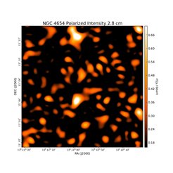 Polarized Intensity at 2.8 cm (10.45 GHz), Effelsberg, Resolution 68", Weżgowiec et al. 2007