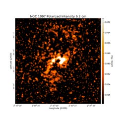 Polarized Intensity at 6.2 cm (4.86 GHz), VLA, Resolution 6", Beck et al. 2005