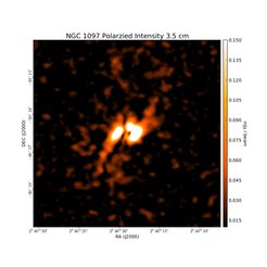 Polarized Intensity at 3.5 cm (8.46 GHz), VLA, Resolution 10", Beck et al. 2005