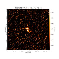 Polarized Intensity at 3.5 cm (8.46 GHz), VLA, Resolution 7", Beck et al. 2005