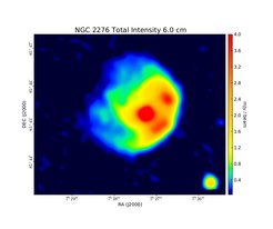 Total Intensity at 6.0 cm (4.99 GHz), VLA, Resolution 30", Hummel & Beck 1995