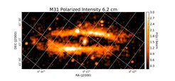 Polarized Intensity at 6.2 cm (4.85 GHz), Effelsberg, Resolution 3', Berkhuijsen et al. 2003