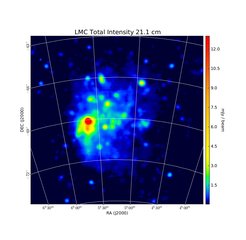 Total Intensity at 21.1 cm (1.42 GHz), Parkes, Resolution 15', Haynes et al. 1986