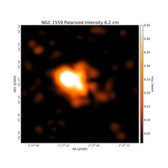 Polarized Intensity at 6.2 cm (4.84 GHz), ATCA, Resolution 30", Beck et al. 2002