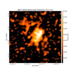 Polarized Intensity at 21.2 cm (1.41 GHz), VLA, Resolution 14'', Soida et al. 2002
