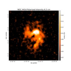 Polarized Intensity at 6.2 cm (4.86 GHz), VLA, Resolution 11'', Soida et al. 2002