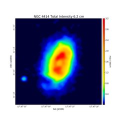 Total Intensity at 6.2 cm (4.86 GHz), VLA, Resolution 11'', Soida et al. 2002