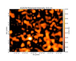 Polarized Intensity at 3.6 cm (8.35 GHz), Effelsberg, Resolution 90'', Unpublished, Credit: David Mulcahy (MPIfR & Univ. of Manchester, UK)