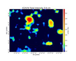 Total Intensity at 3.6 cm (8.35 GHz), Effelsberg, Resolution 90'', Unpublished, Credit: David Mulcahy (MPIfR & Univ. of Manchester, UK)