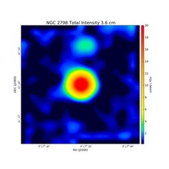 Total Intensity at 3.6 cm (8.35 GHz), Effelsberg, Resolution 90'', Unpublished, Credit: David Mulcahy (MPIfR & Univ. of Manchester, UK)