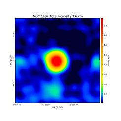 Total Intensity at 3.6 cm (8.35 GHz), Effelsberg, Resolution 90'', Unpublished, Credit: David Mulcahy (MPIfR & Univ. of Manchester, UK)