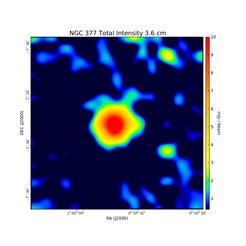 Total Intensity at 3.6 cm (8.35 GHz), Effelsberg, Resolution 82'', Unpublished, Credit: David Mulcahy (MPIfR & Univ. of Manchester, UK)