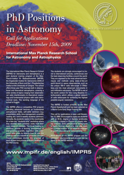 Call for applications for 2009