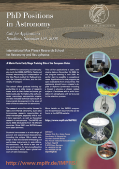 Call for applications for 2008
