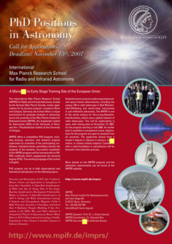 Call for applications for 2007