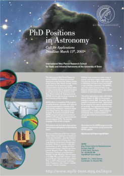 Call for applications for 2005