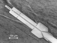 Example of 2.5 THz waveguide HEB mixers using beam-leads (KOSMA)