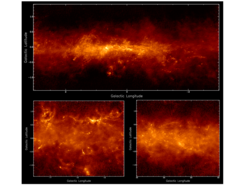 Emission of cold dust in our Milky Way observed with the APEX telescope.