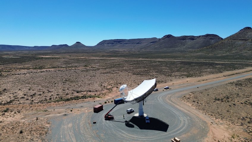 MeerKAT+ The South African MeerKAT telescope, picture: Gundolf Wieching, MPIfR